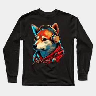 Badass Gangster Shiba Inu 2 Long Sleeve T-Shirt